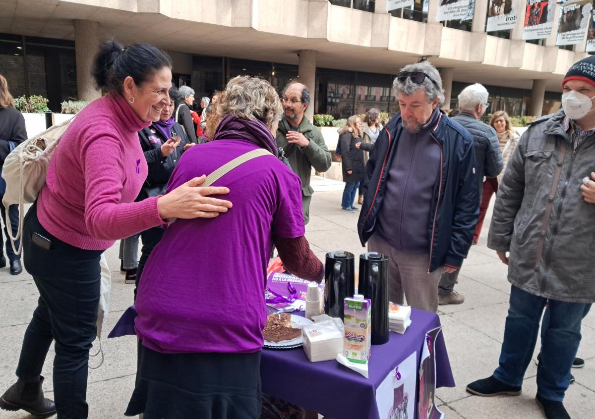 Concentracin organizada por CCOO MECD en la Plaza del Rey