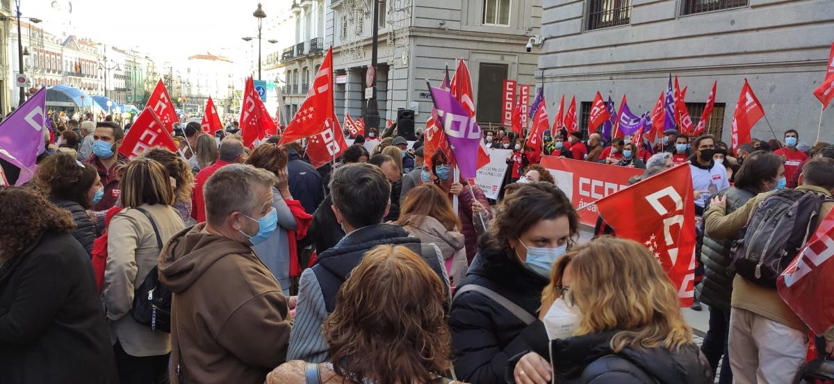 CCOO exige el cumplimiento de los acuerdos y la recuperacin de la negociacin en el rea pblica.