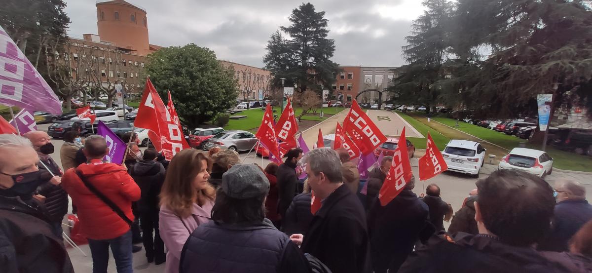Concentraciones en el CSIC del mircoles, 6 de abril de 2022.