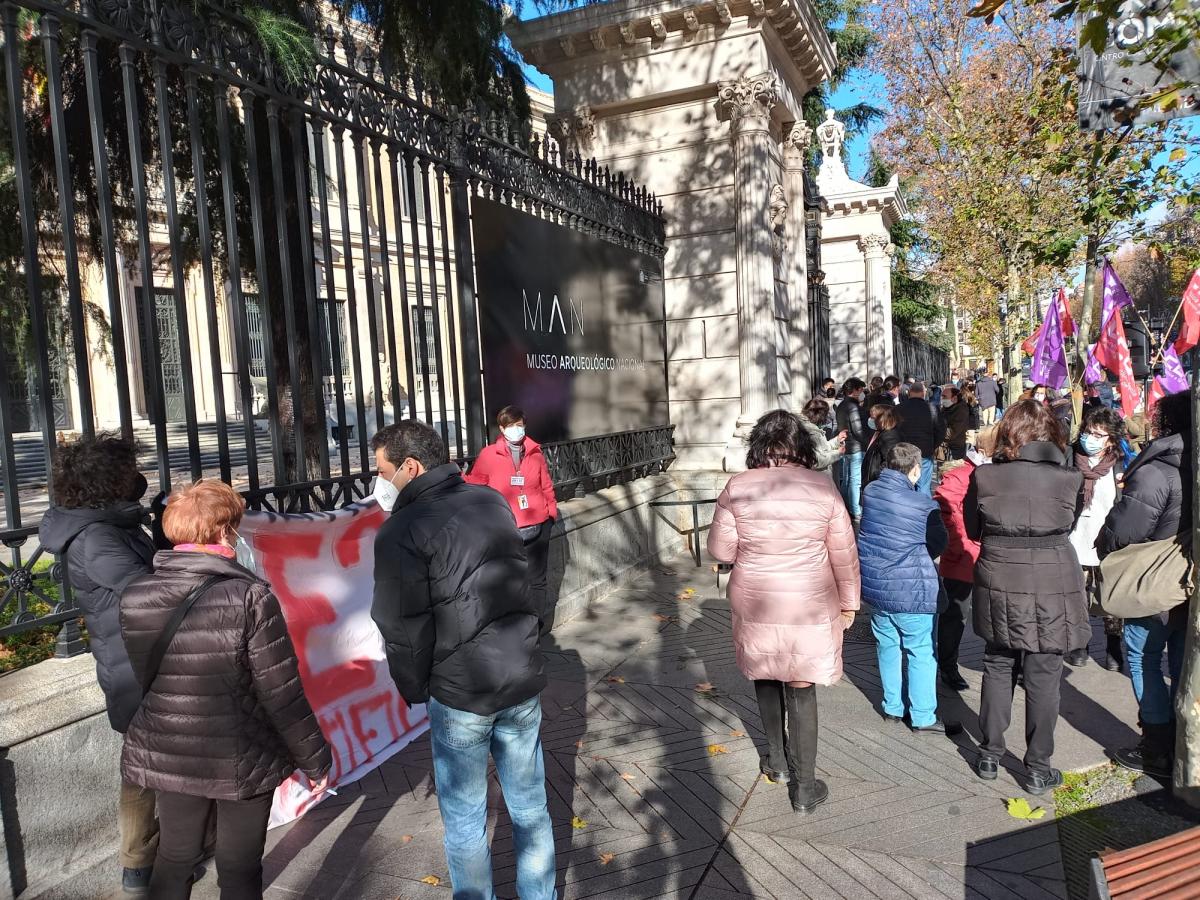 Cierre por huelga en el Museo Arqueolgico Nacional