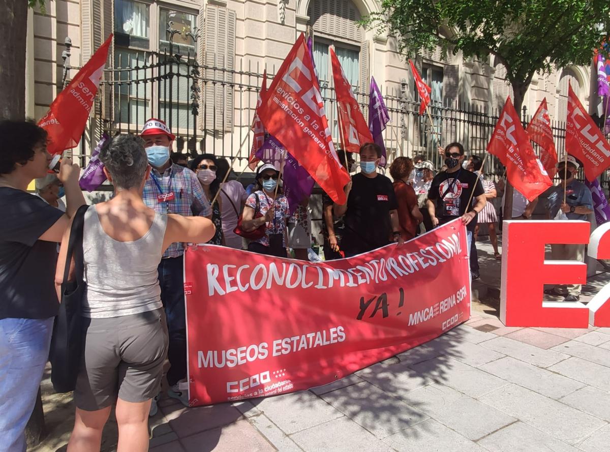 Accin reivindicativa de CCOO en Funcin Pblica #26J