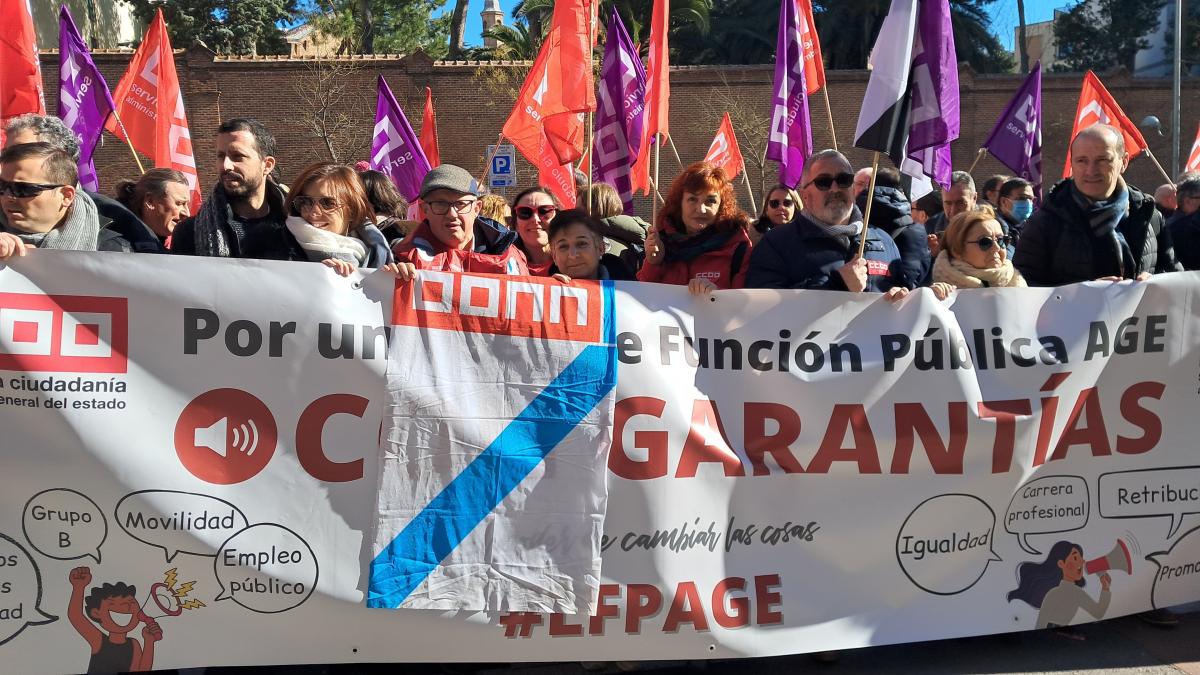 Concentracin #LFPAGE ante la Secretara de Estado de la Funcin Pblica
