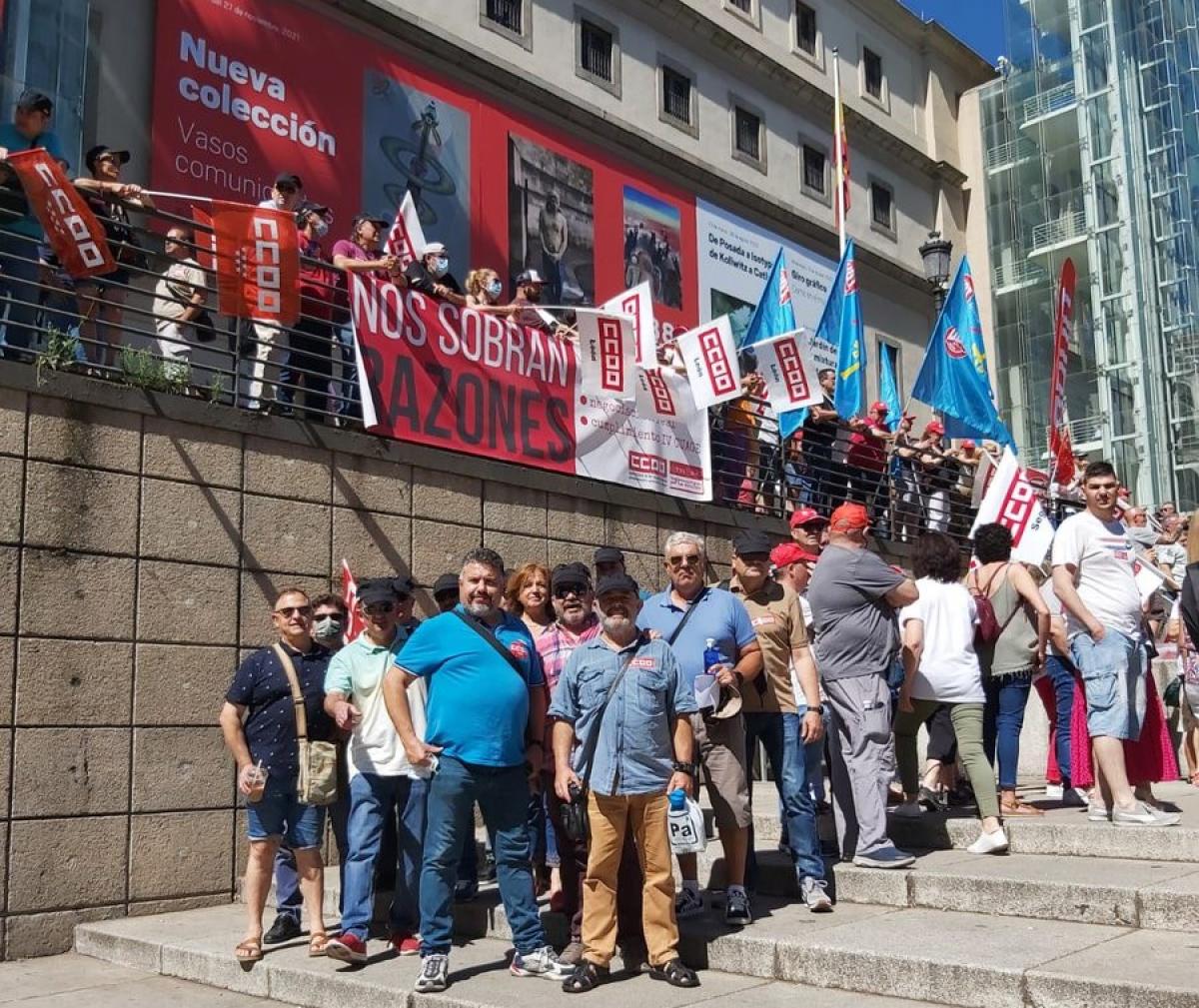 Acto en Madrid de negociadores y negociadoras laborales de CCOO y UGT #SalarioOConflicto