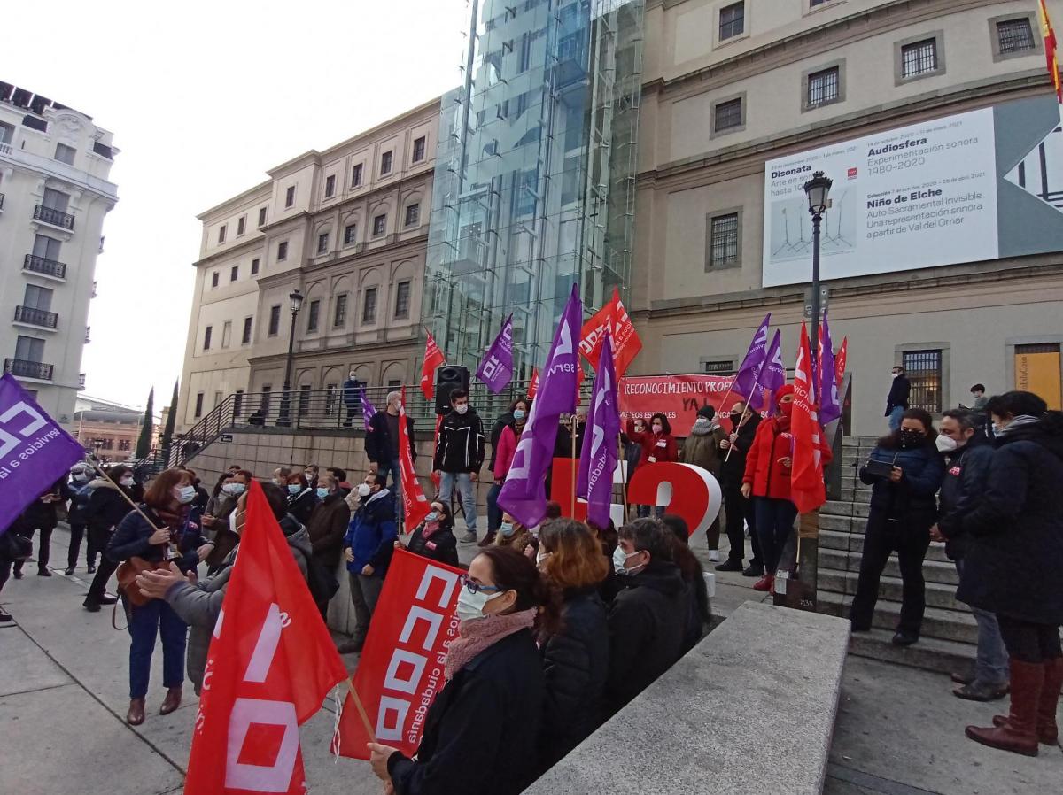 Concentracin 29N en el Museo Reina Sofa
