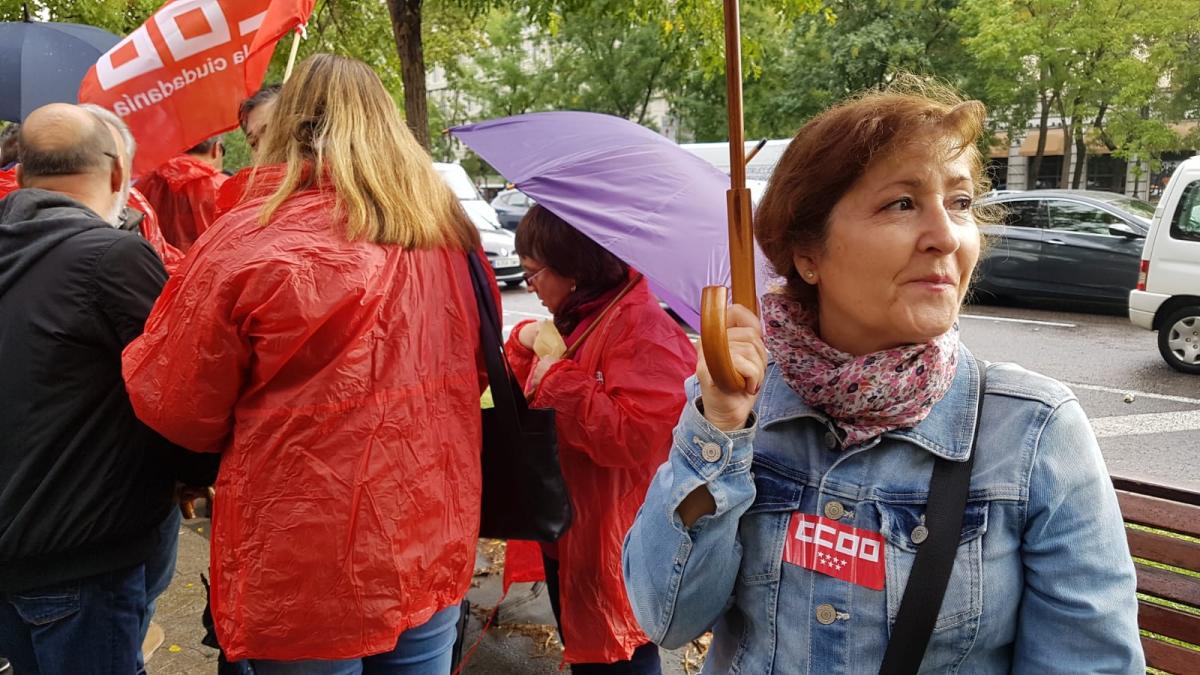 Concentracin 17O de CCOO frente al Ministerio de Poltica Territorial y Funcin Pblica