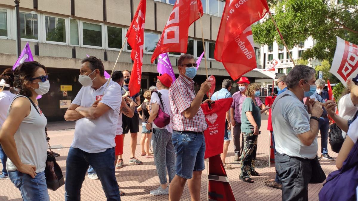 Concentracin #SOSderechos para exigir que el Gobierno cumpla los compromisos adquiridos en la AGE